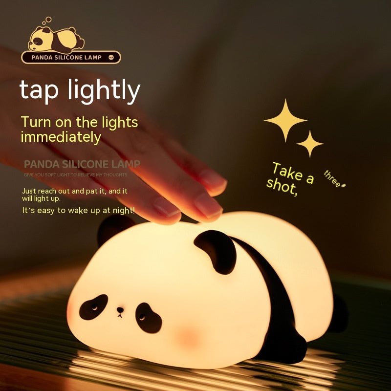 Panda Fat Up To Small Night Lamp Luminous Decompression Ornaments