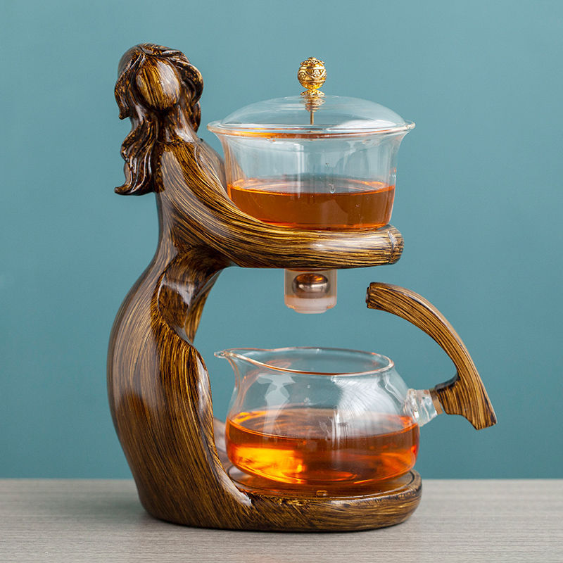 Maid Semi-automatic Tea Set Tea Making Kungfu Teapot
